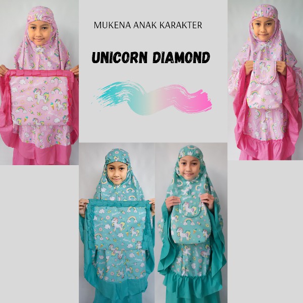 Termura Mukena Anak Unicorn Diamond