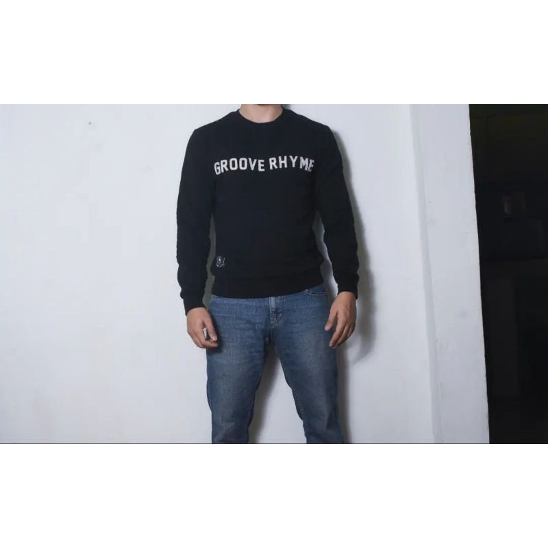 sweetshirt groove rhyme original crewneck sweater original second