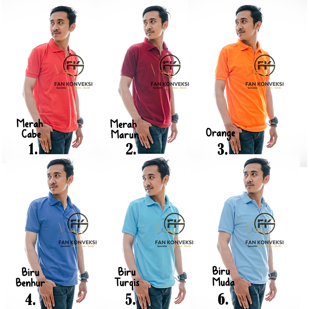 Kaos Polo Kaos Kerah Polo Shirt / Polo Baju Kaos Kerah Polo Putih Polo Pendek Polo Hitam Kaos Pria