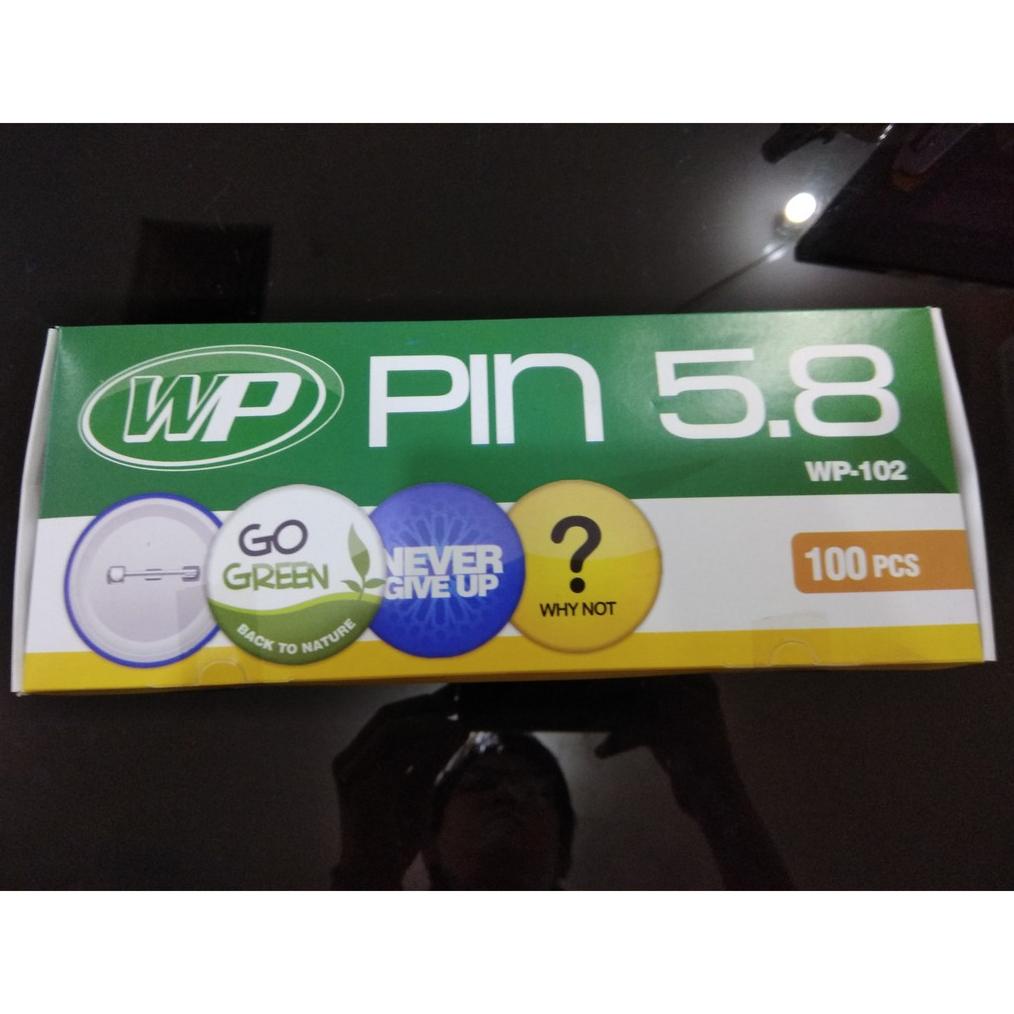 Bahan Baku Pin 58 Polos