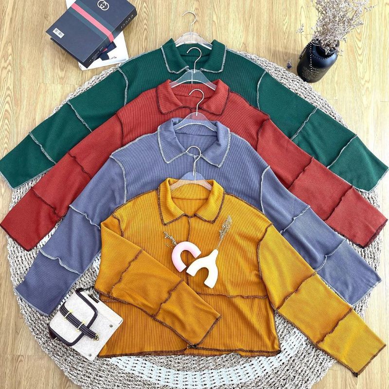 ATASAN JAHIT KEBALIK - BLOUSE OVERSIZE JAHIT KEBALIK - ATASAN JAHIT LUAR - ATASAN WANITA