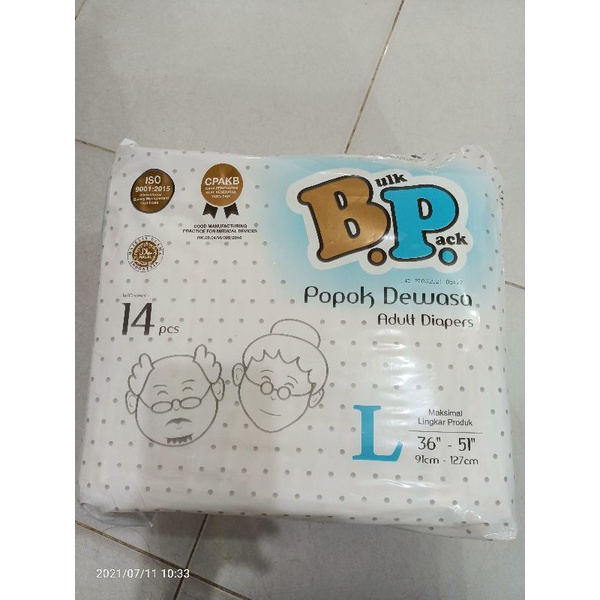 BP ADULT DIAPERS