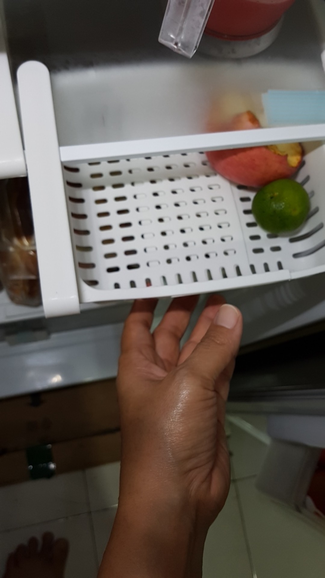 11.11 Product Hot ✅ (cod) Keranjang Tray Serbaguna Gantung Lemari Es Kulkas Basket Bawang Bumbu/rak 