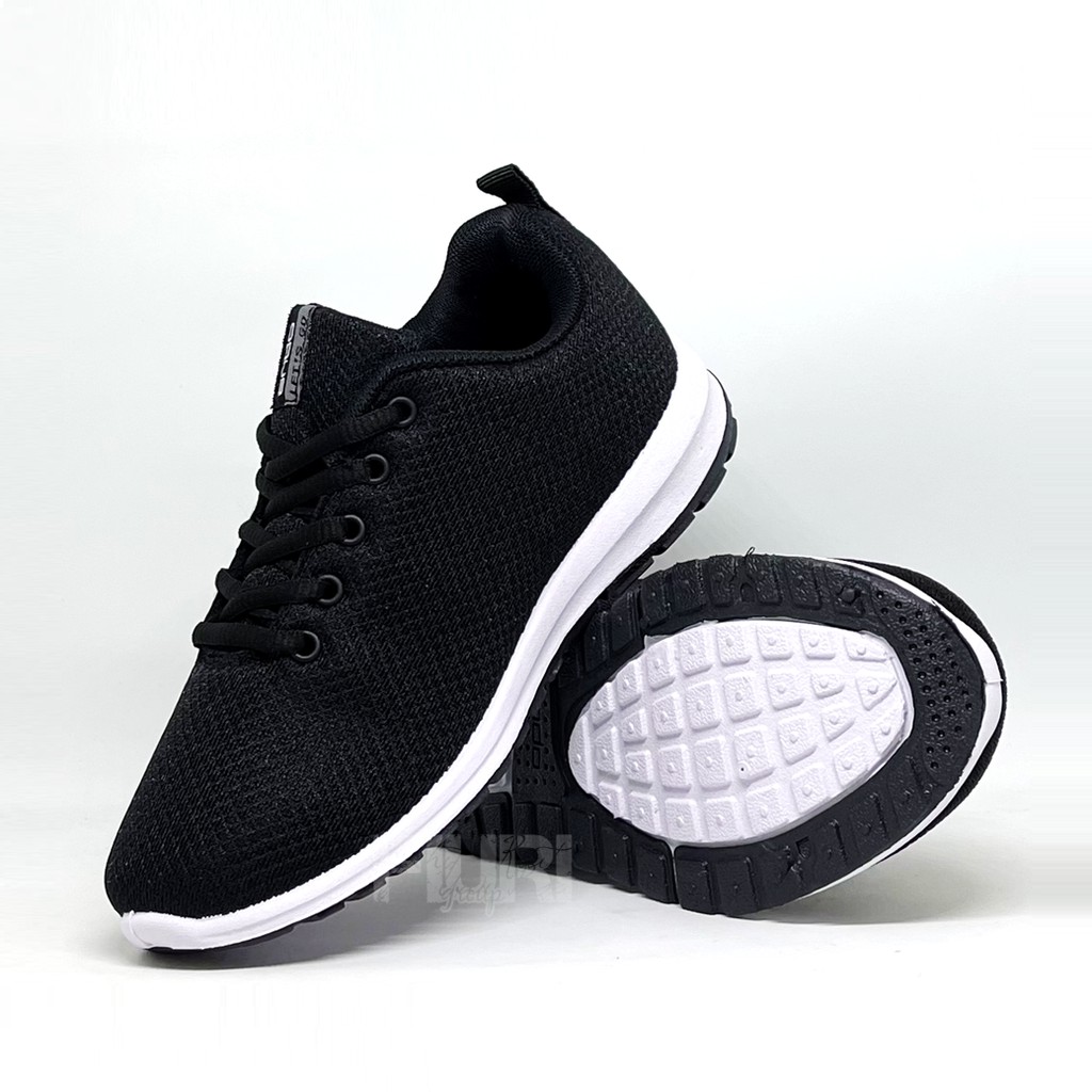 FIURI - ANDO ORIGINAL - NOELLE PINO 33-43 HITAM PUTIH - SNEAKERS SPORT KANVAS SOL KARET WANITA PRIA - SEPATU KETS TRENDY ANAK PEREMPUAN LAKI-LAKI - SEPATU OLAHRAGA LARI FITNES SENAM KERJA KULIAH SEKOLAH SD SMP SMA BERTALI CEWEK COWOK MURAH PROMO DISKON