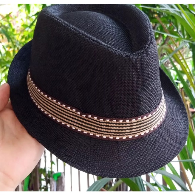 Topi Koboy Pria Dewasa/ Koboi Topi Vintage Cowboy  Keren Jerami Polos TERLARISSS