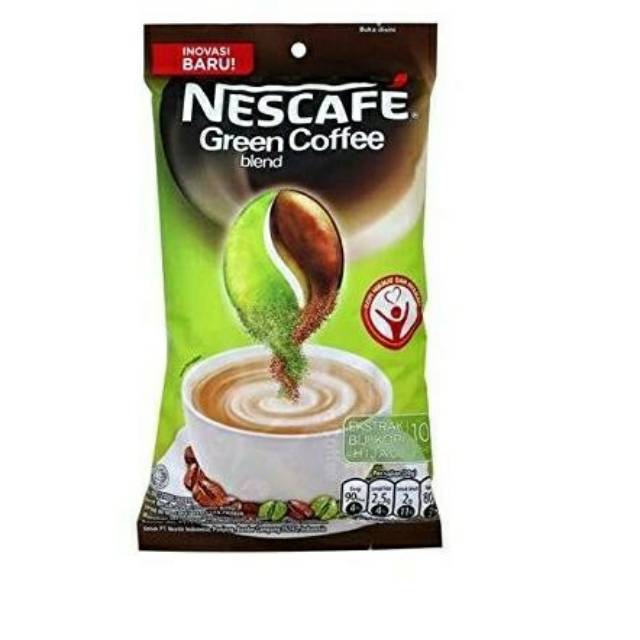 Nescafe Green Coffee Blend isi 10 sachet