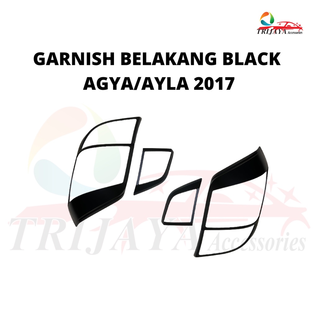 GARNISH BELAKANG AGYA/AYLA 2017 HITAM