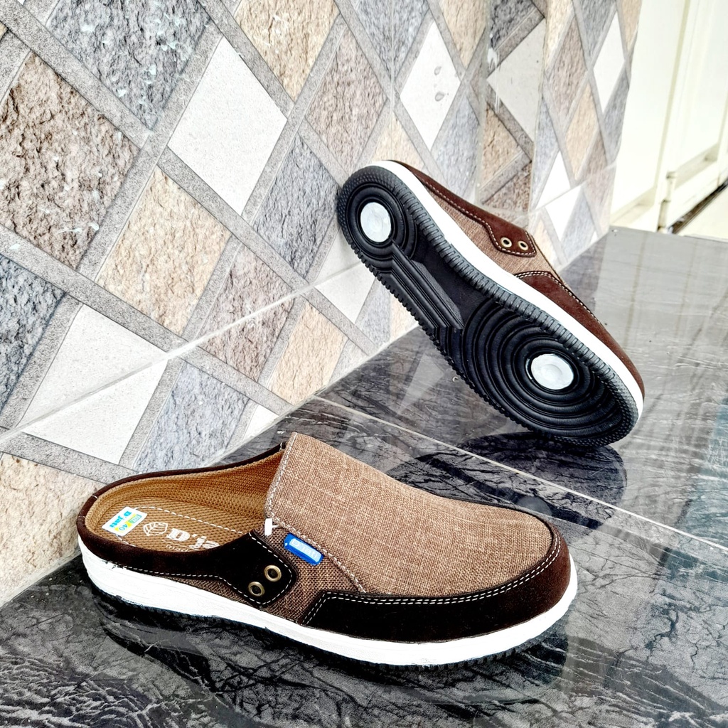 Sepatu slip on Selop D'jati 01 import Hight quality Terbaru