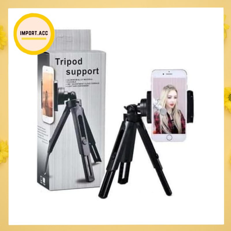 Tripod Support Mini Phone Extendable + Holder U / Tripod Mini [import]