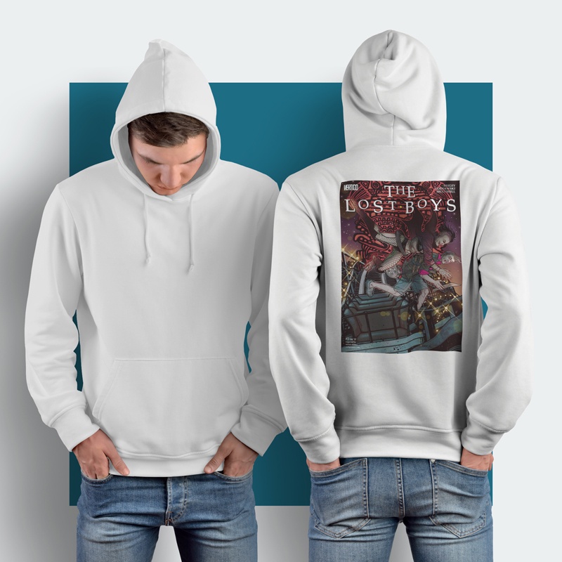 Hoodie The Lost Boys 80s Vintage Movie Horror Hoodie Jumper Casual Pullover Hoodie Unisex [Bisa COD]