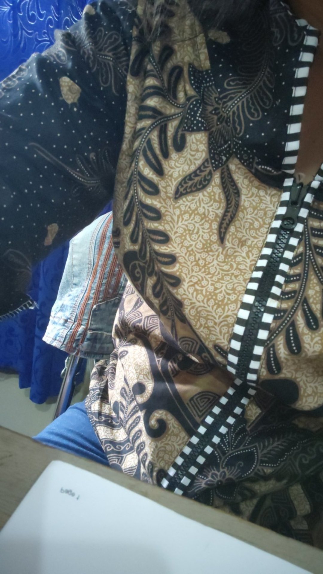 Blus Batik Wanita Modern Ziper Zebra Asli Pekalongan Size M L Xl