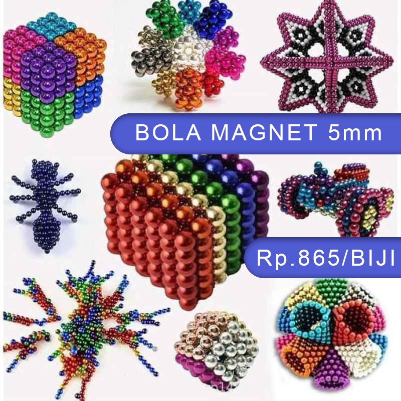 BOLA MAGNET 5MM isi 8pc