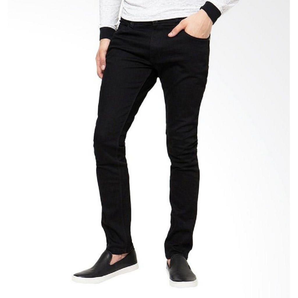 celana jeans hitam skinny slimfit panjang pria DC Levis Lois HARGA OBRAL DIJAMIN KEREN