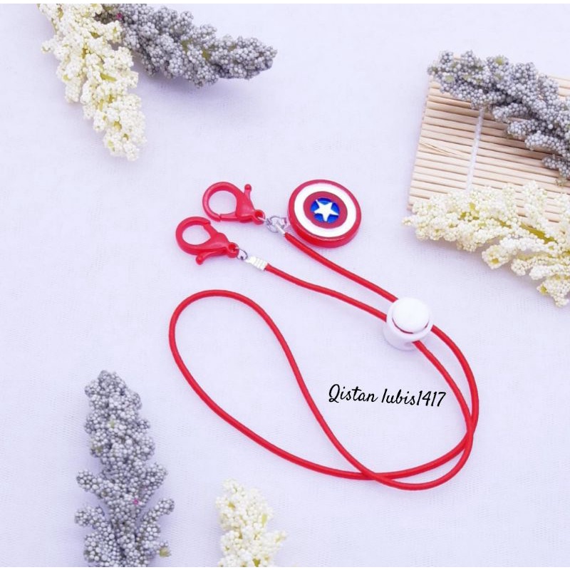 Strap mask capten Amerika beli 10 free 2