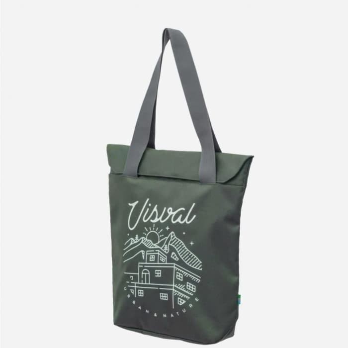 Tote bag Visval - Shrivel Olive Green