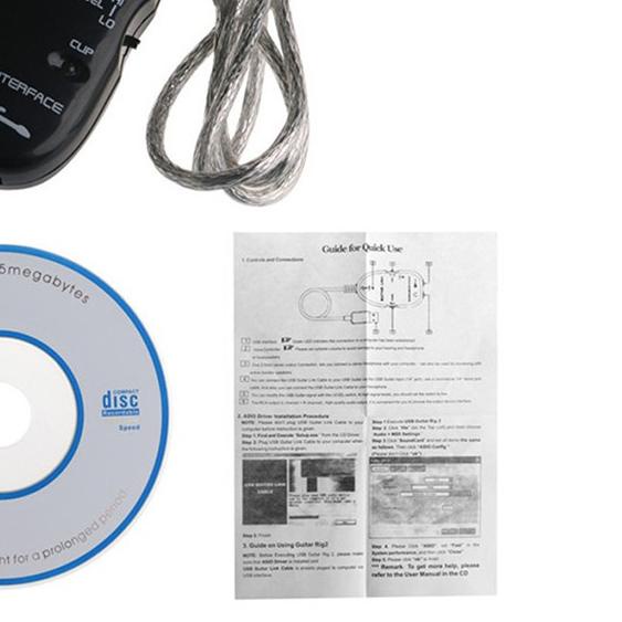 Guitar Link USB Interface Penghubung Komputer Android XP Soumd Card Effector