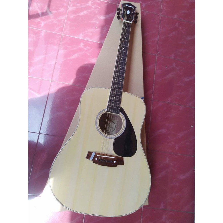 gitar akustik murah ibanez jumbo custom (siap pakai udah diseting enak)