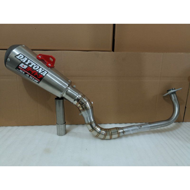 Knalpot Daytona Gp Taper Short Beat Karbu Fi Street 2020 Scoopy Fi Karbu 2021 Racing