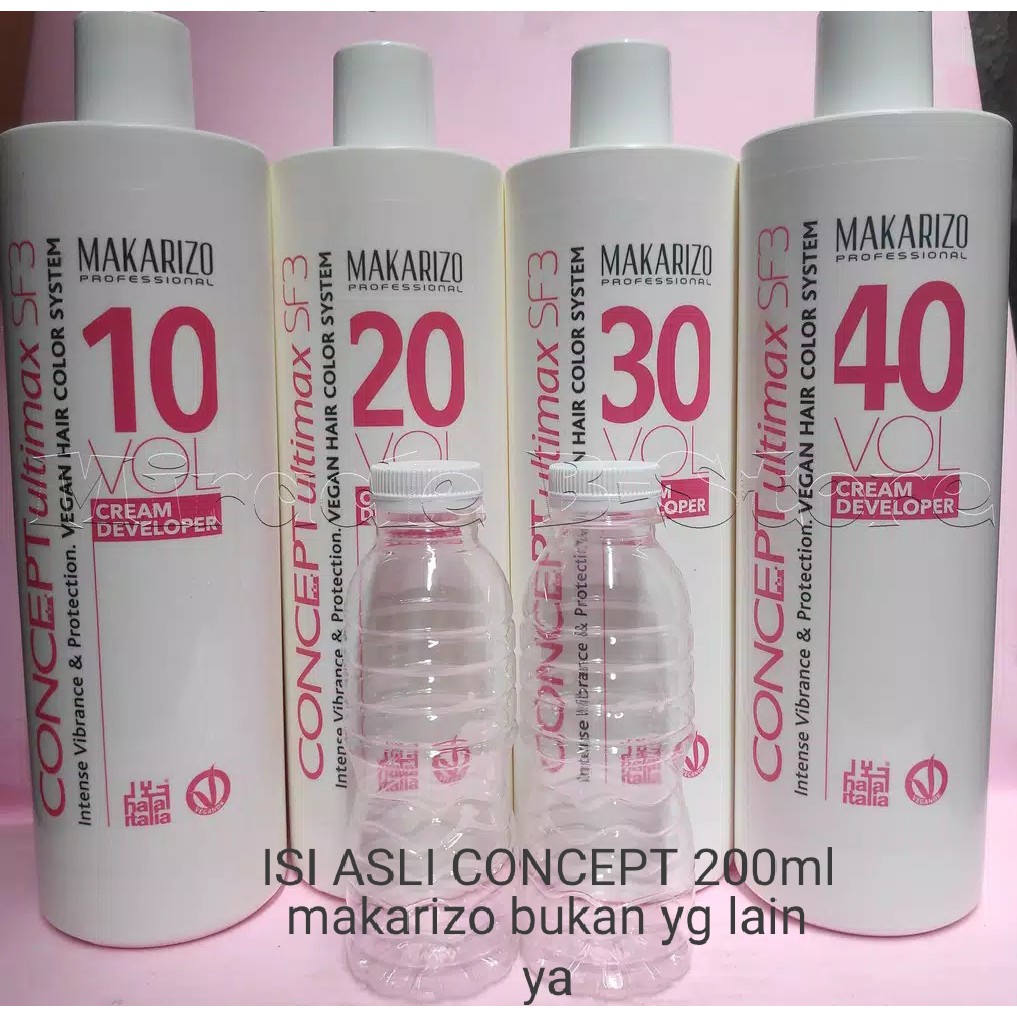 MAKARIZO CONCEPT PEROXIDE / DEVELOPER 200ML SHARE '' ASLI &quot;