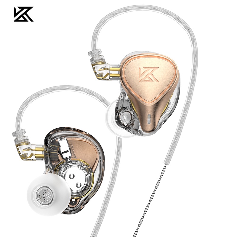 Kz ZEX Pro Earphone In Ear Hybrid Bahan Logam Dengan Fitur Noise Canceling