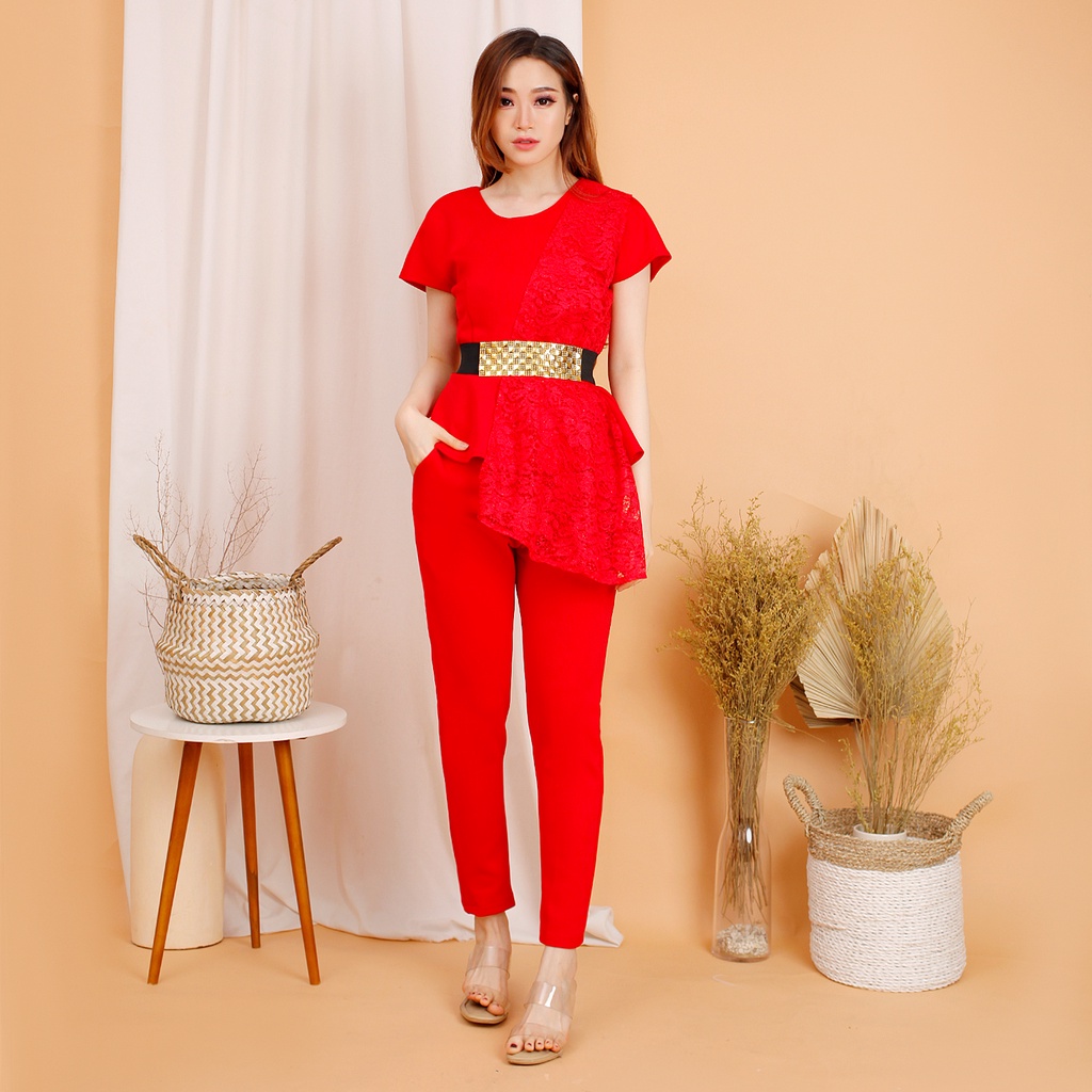 #fashion wanita #044 , STELAN SCUBA IMPORT PREMIUM KOMBINASI BRUKAT GLITER FREE BELT