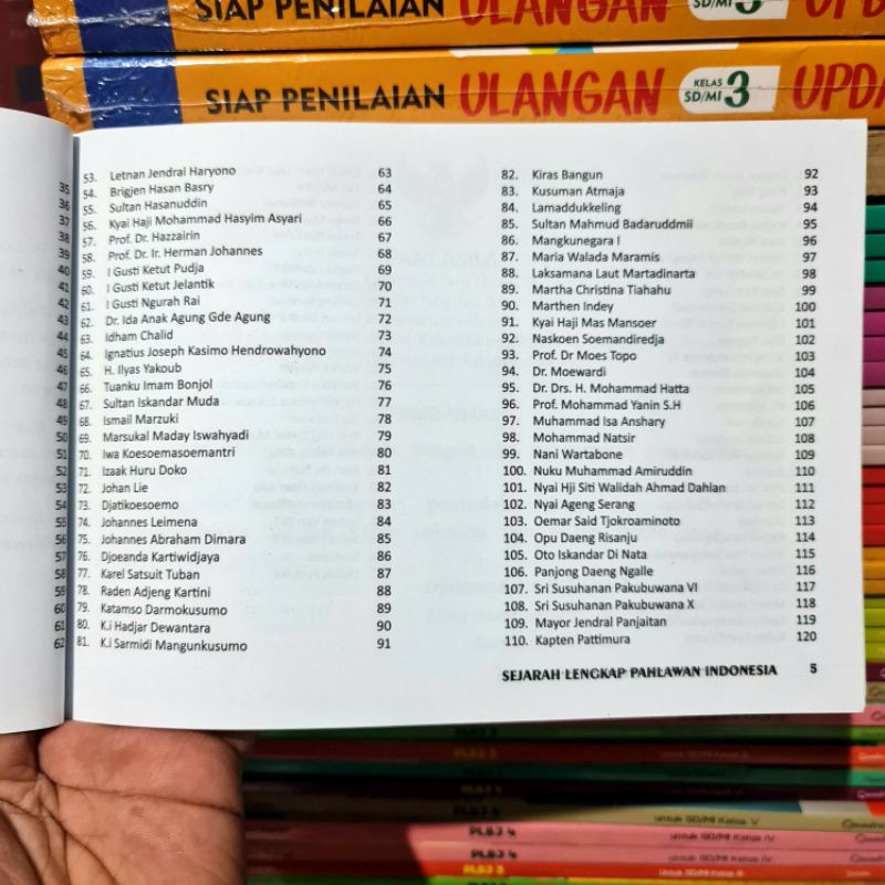 Edisi Terbaru : Buku Sejarah Lengkap Pahlawan Indonesia - Buku Wajib SD SMP SMA sampai UMUM