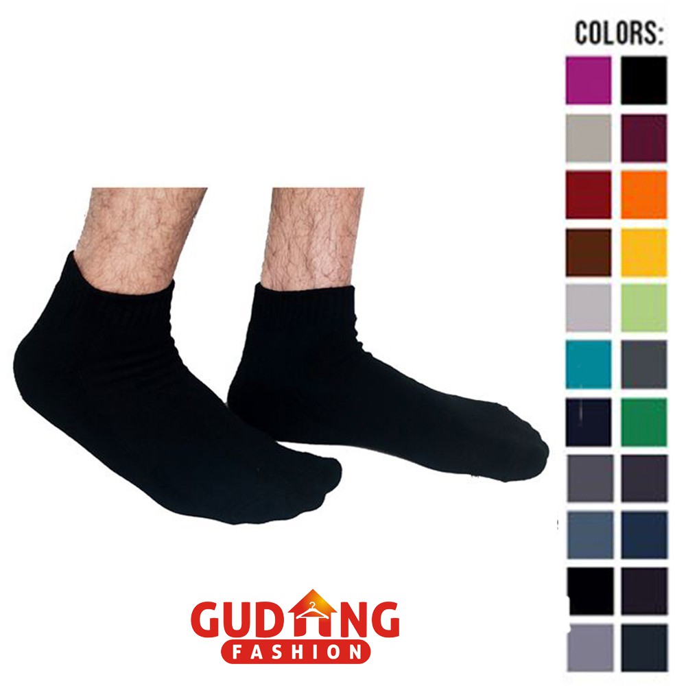 Kaos Kaki Pendek Semata Kaki Bahan Rajut Banyak Warna – SOC (COMB)