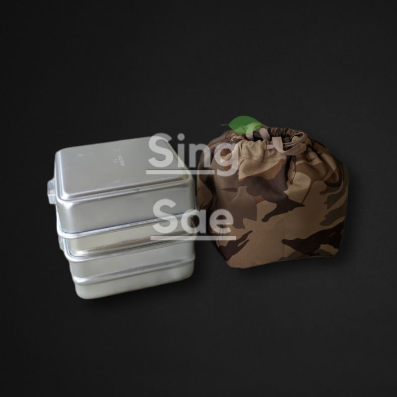Nesting/Misting Jatah TNI/cooking set/Panci outdoor/alat masak camping