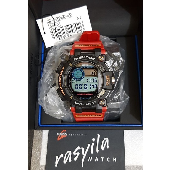 Casio G-Shock GShock Frogman GWF D1000ARR / GWFD1000ARR - 1DR Frogman Antartic - Red