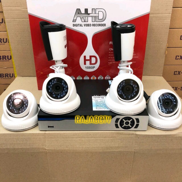 Paket CCTV 6 Channel 6 kamera FULL HD 5MP 1080p Siap Pasang