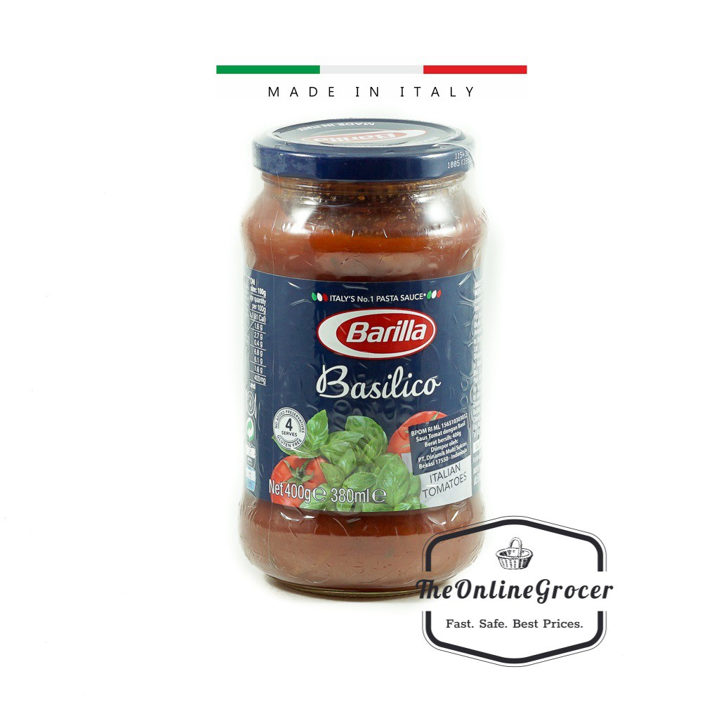 Barilla Basilico Sauce/Saus Pasta Basilico 380ml