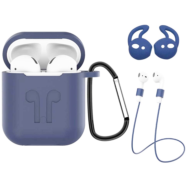 Case Airpods Pro Gen 2 1 Casing Soft Premium Rubber inPods i12 tws with Bonus Hook Lanyard Hanger