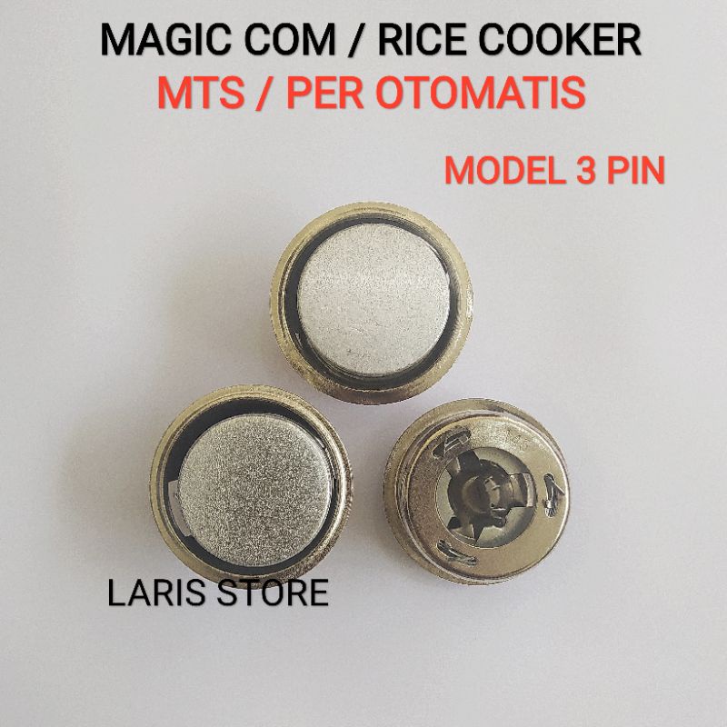 MTS Per Otomatis Model 3 Pin Magic Com / Rice Cooker Kaki 3 Multi Universal Semua Merk