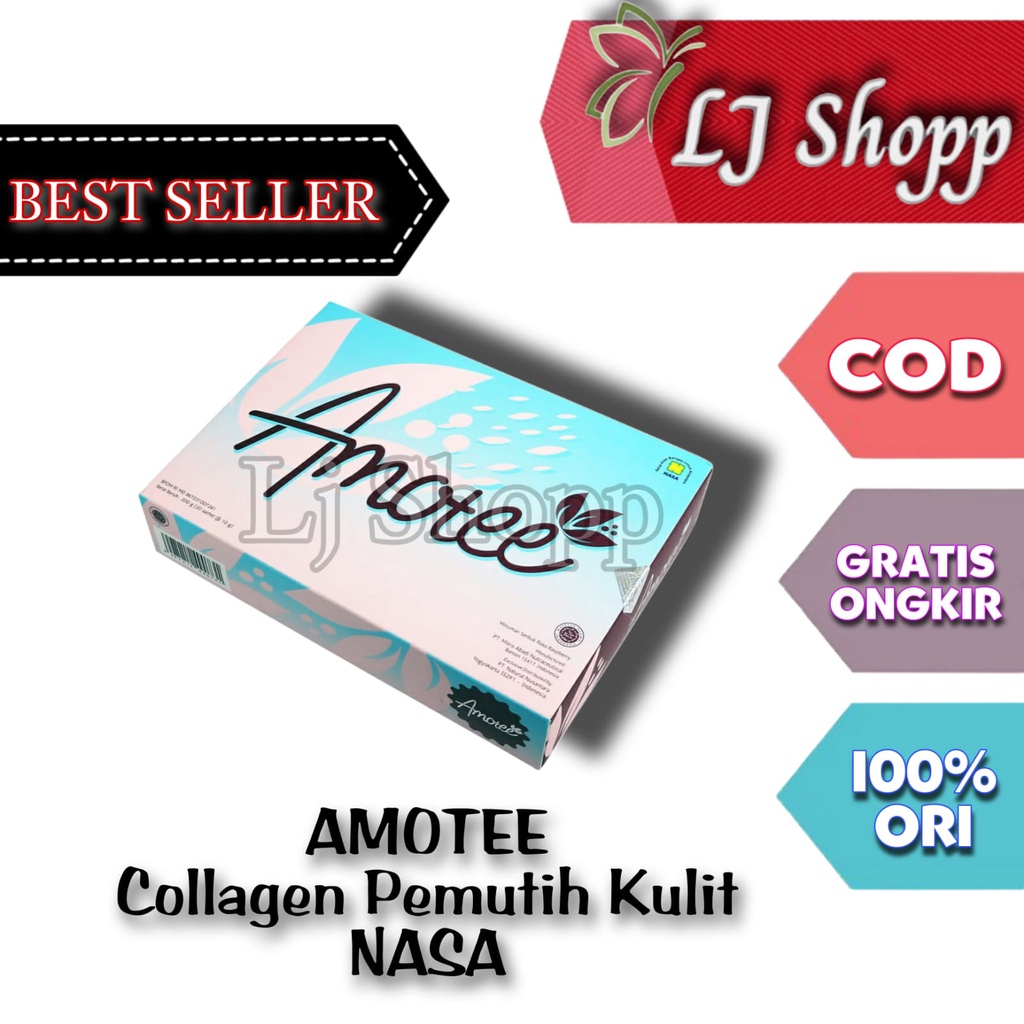 

AMOTEE NASA ORIGINAL MINUMAN PEMUTIH KULIT ISI 20 SACHET MINUMAN MEMUTIHKAN KULIT TUBUH NASA