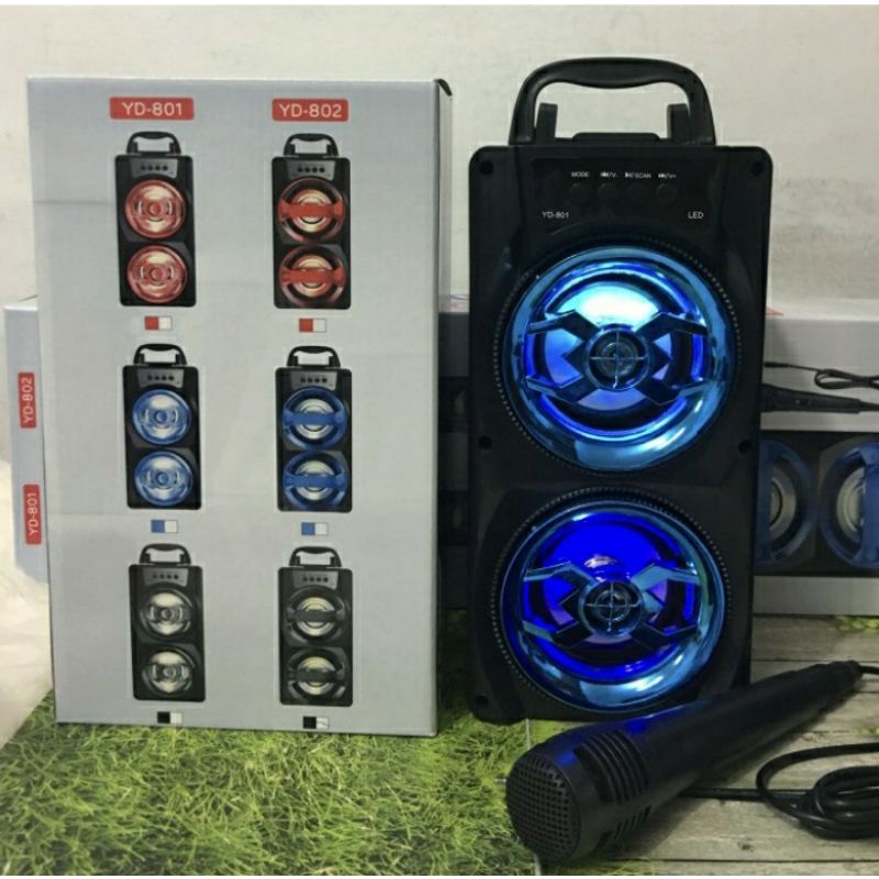 Speaker bluetooth YD-801 speaker bluetooth BT speaker plus mic