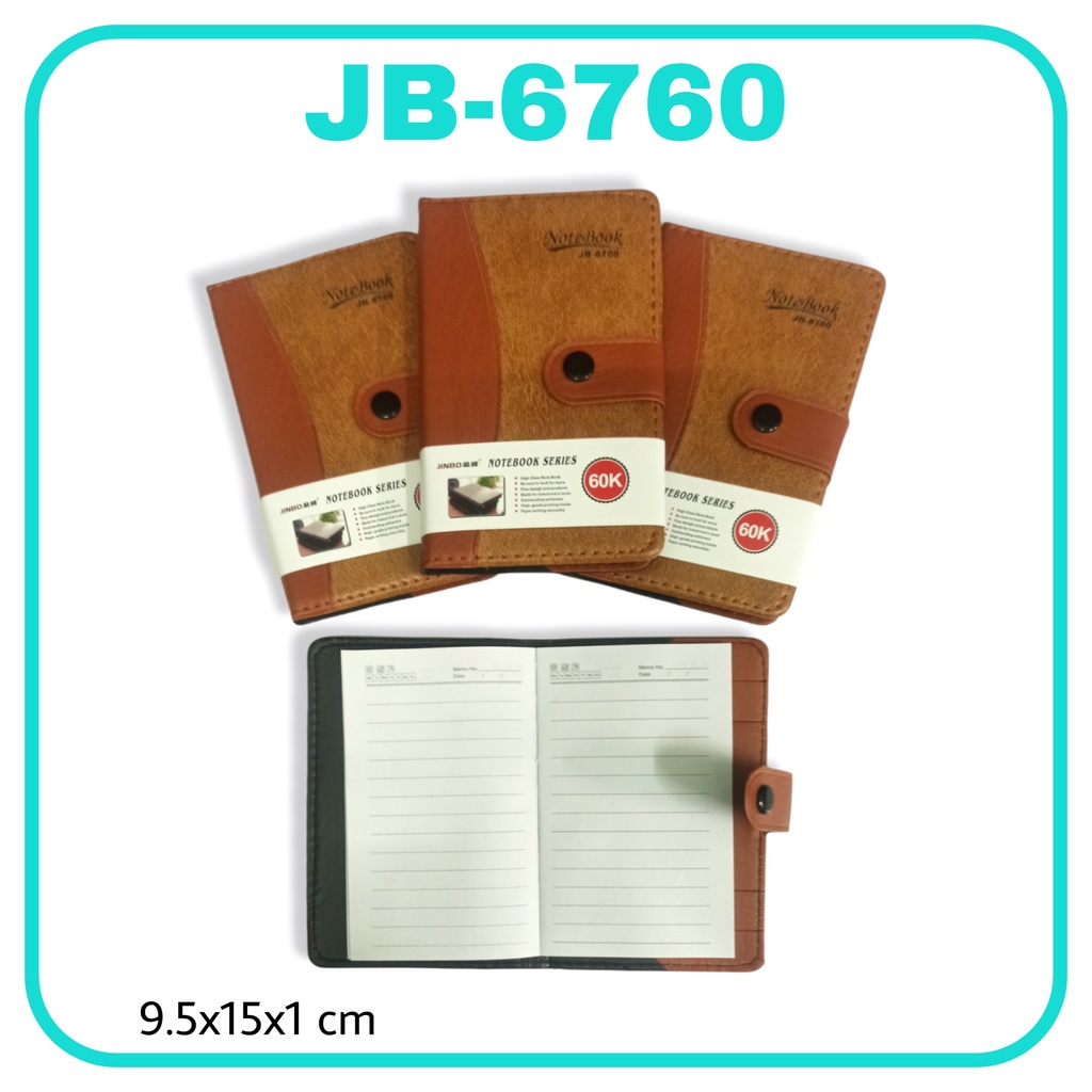 

MJ Buku Agenda Kancing Seri A 60K / Buku Planner / Buku Kerja