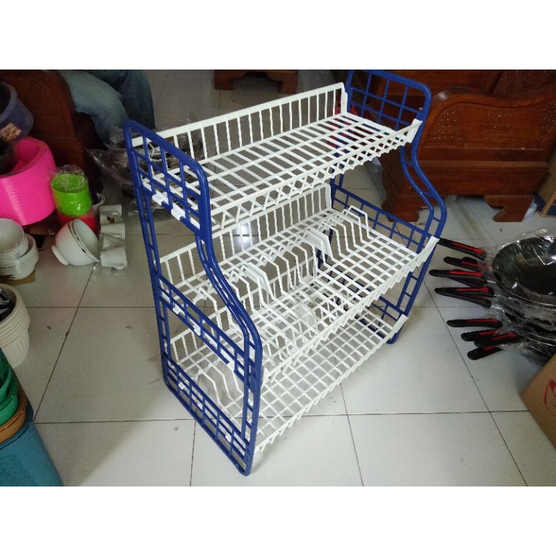 Rak piring susun3/rak piring plastik