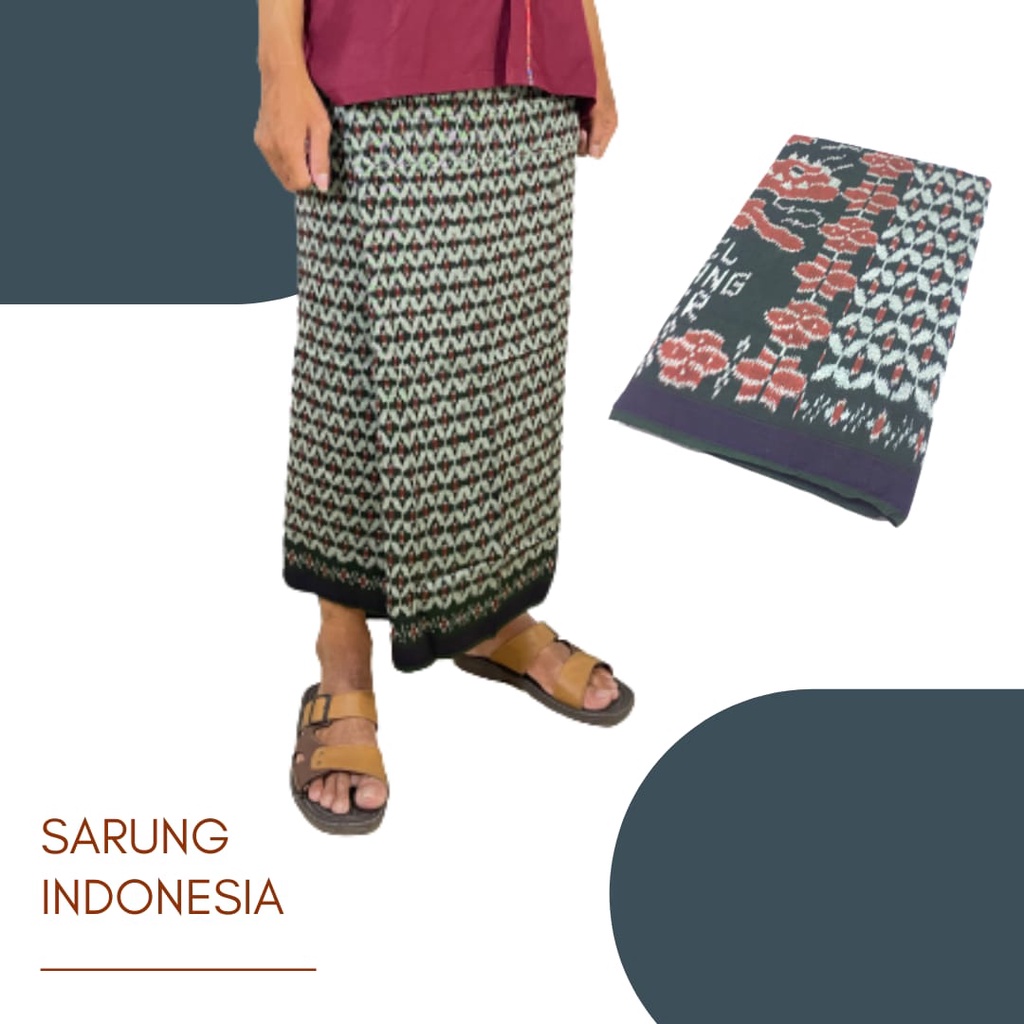 {ABU} Sarung Tenun Goyor Premium Legendaris Dijamin Asli - Betel Terbang Abu - Buatan Tangan, Mesin 