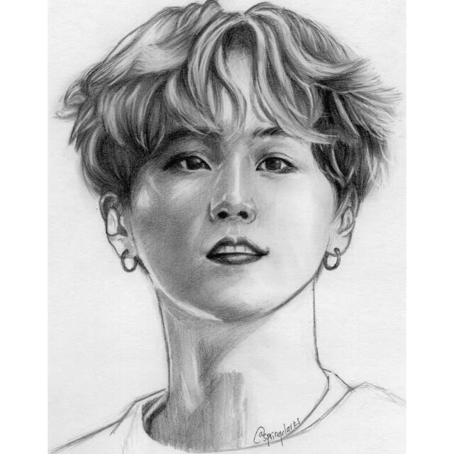 BTS SUGA FANART PRINTS