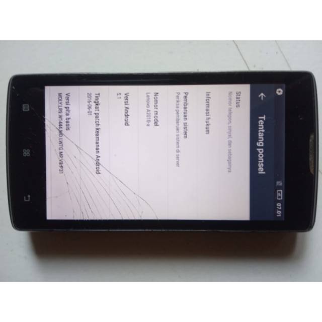 Lenovo a2010 minus gk bisa ngecas