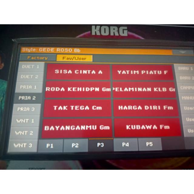 SAMPLING KORG PA 600 ADELLA/PALLAPA/THE ROSTA