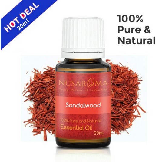 20ml - Sandalwood Essential Oil | 100% Pure and Natural | Nusaroma