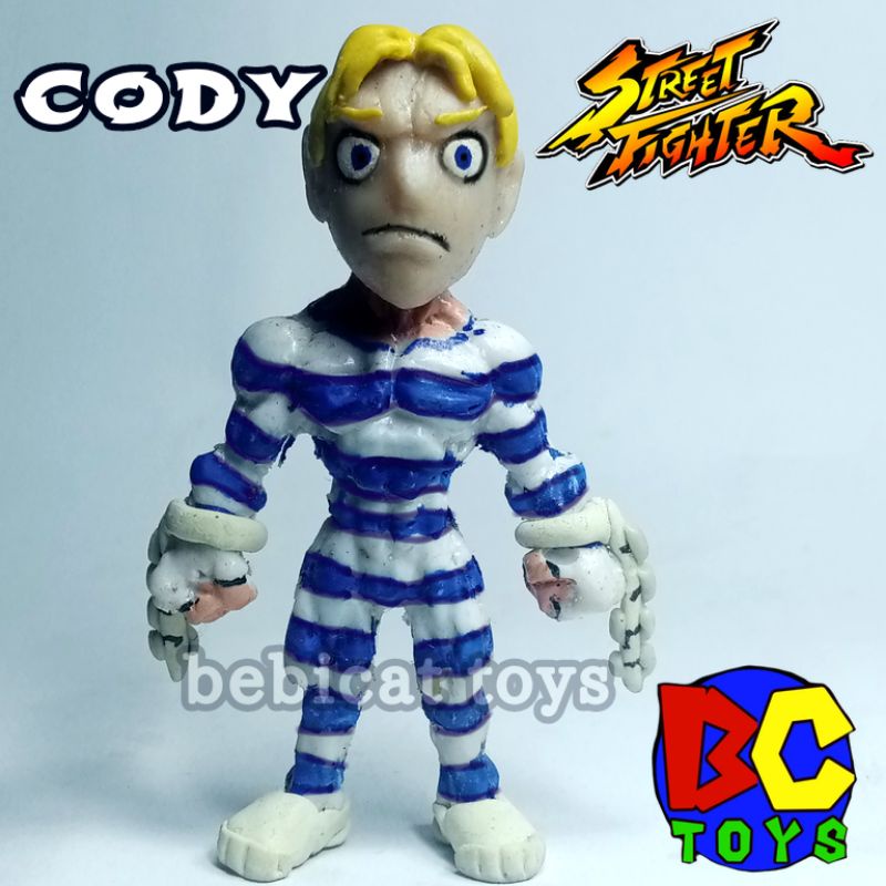 mainan mini figure CODY STREET FIGHTER