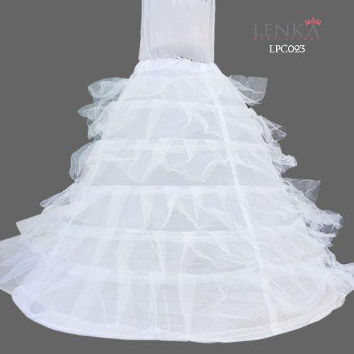 [READY STOCK] PETTICOAT PENGEMBANG DRESS BALL GOWN 6 RING 6 LAYER LPC023