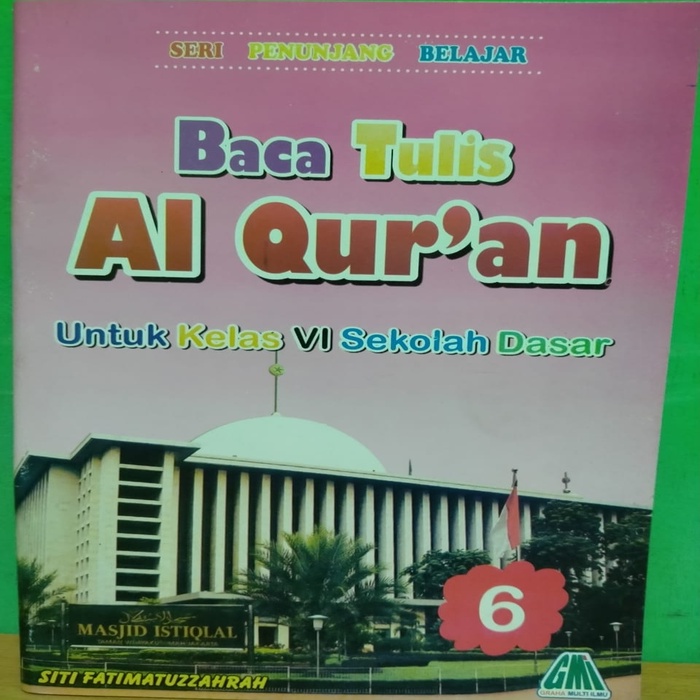 Buku BTQ Kelas 6 SD