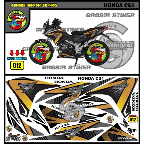 STRIPING VARIASI STIKER MOTOR HONDA CS1