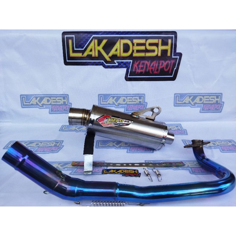 KNALPOT CREAM PIE LEHER BLUEMOON (INLET 38/50) BEAT MIO VARIO AEROX SCOOPY NMAX PCX ADV LEXI DLL