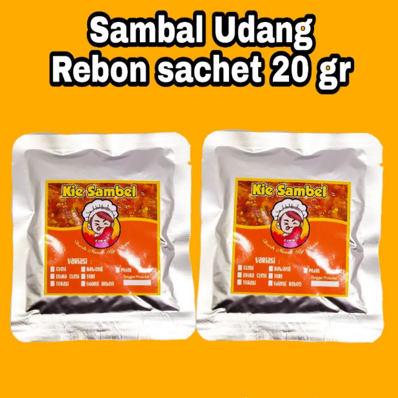 

SAMBAL UDANG REBON SACHET 20 GRAM