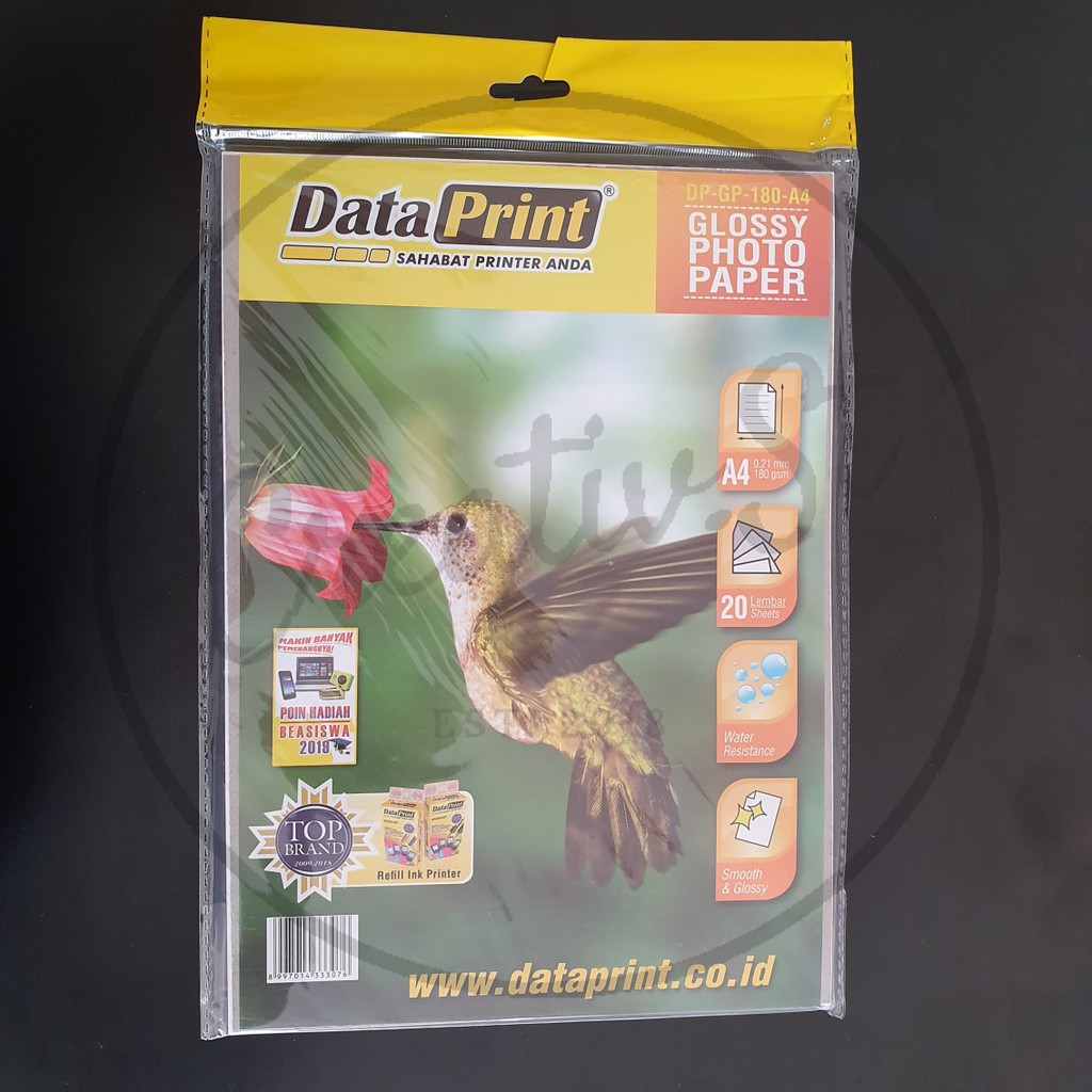 

Data Print Kertas Foto Glossy Paper A4 180Gr