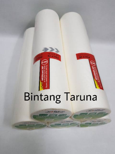 Plastik Laminasi Roll Hombo Laminating Film Roll Matte 32 mikron (330mm x 32mic x 150m)